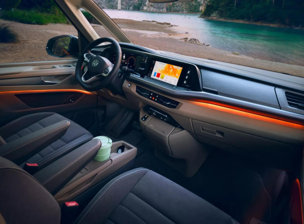 Volkswagen bedrijfsvoertuigen multivan digitale cockpit