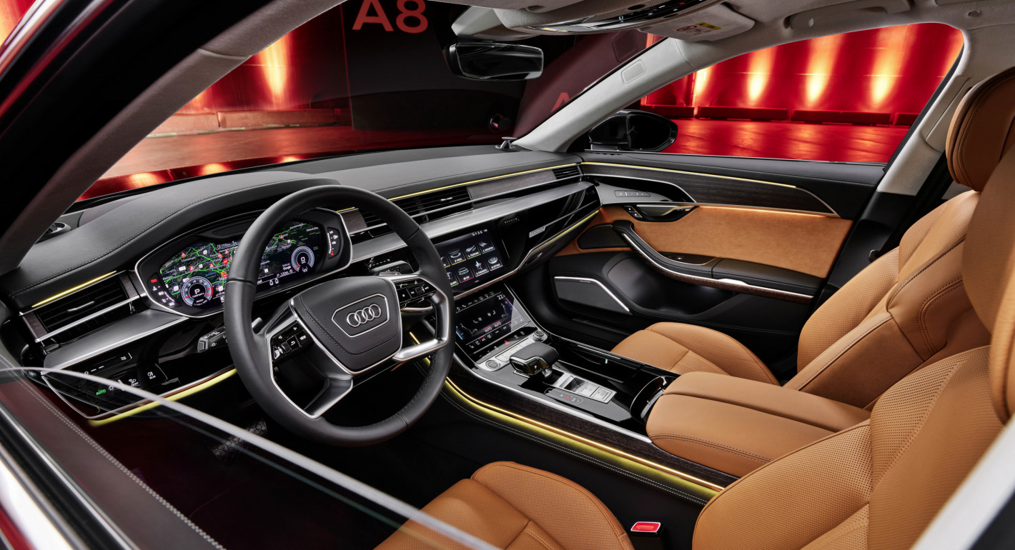 Nieuwe Audi A8 interieur