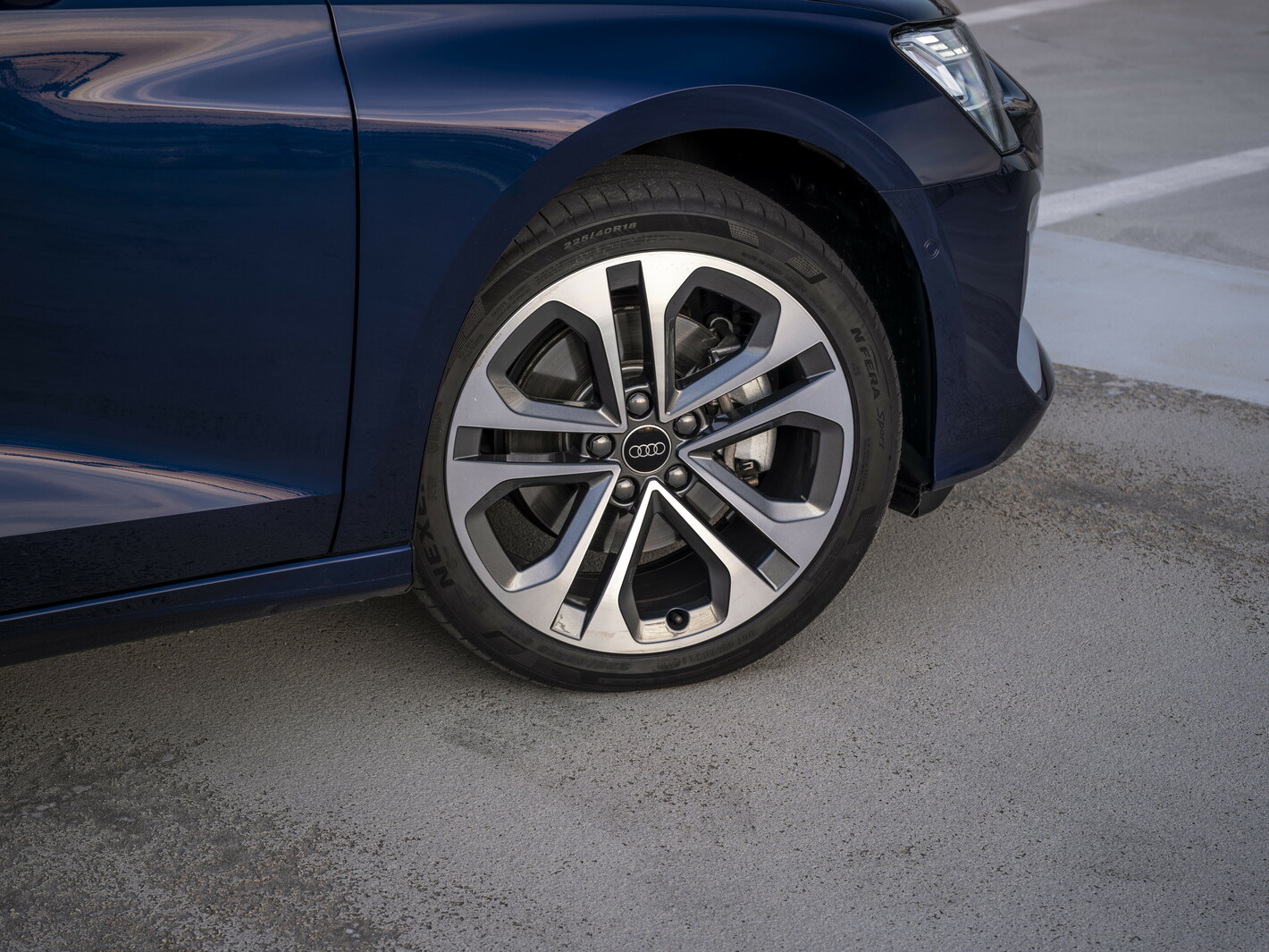 Audi A3 blauw velgen