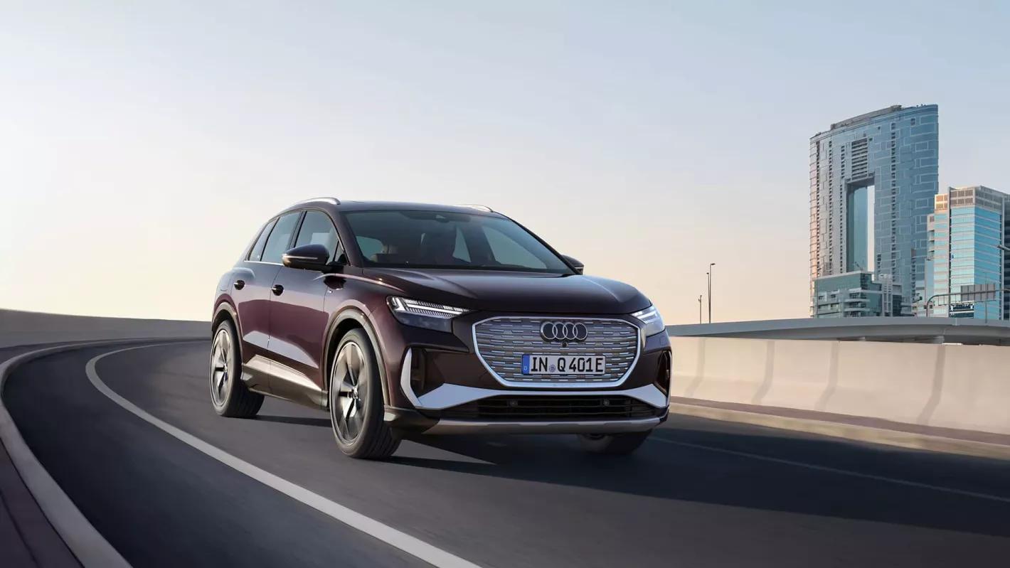 Audi Q4 e-tron exterieur paars