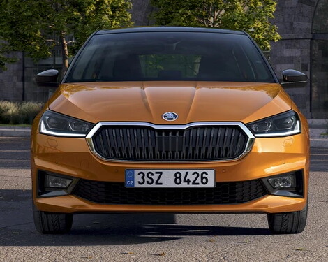 Skoda Fabia exterieur oranje