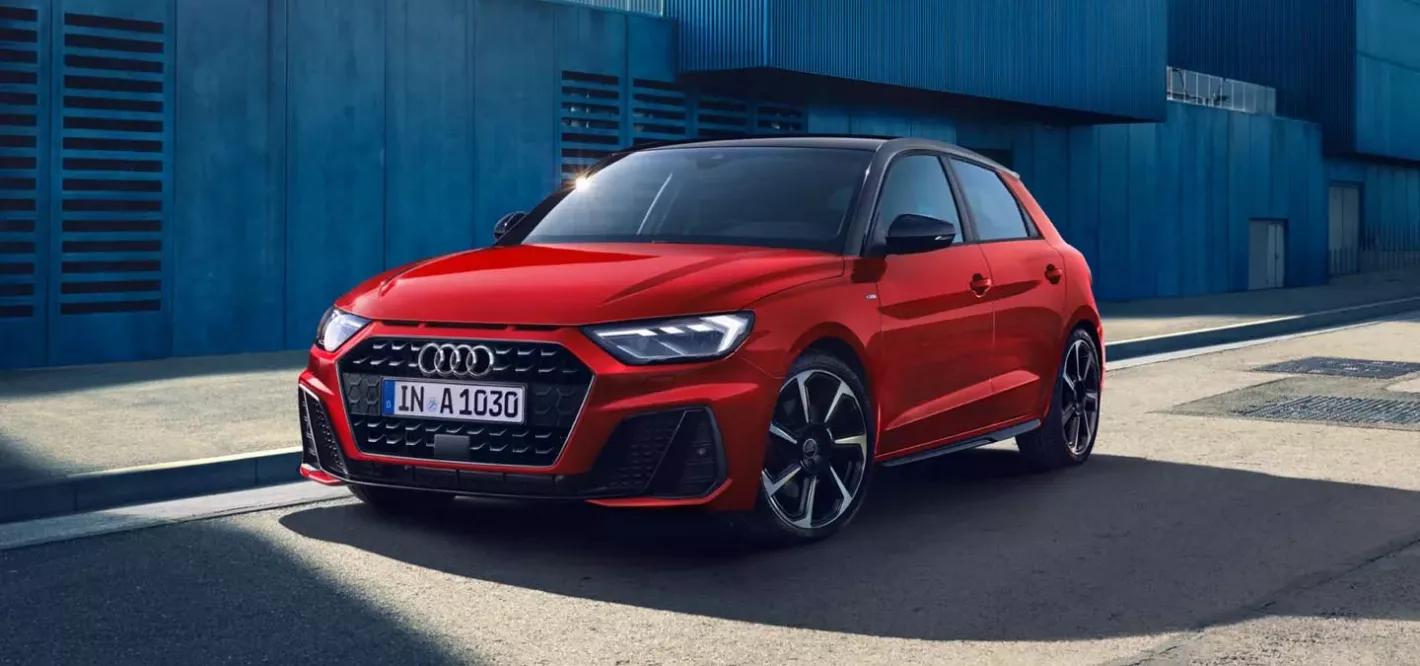 Audi A1 rood