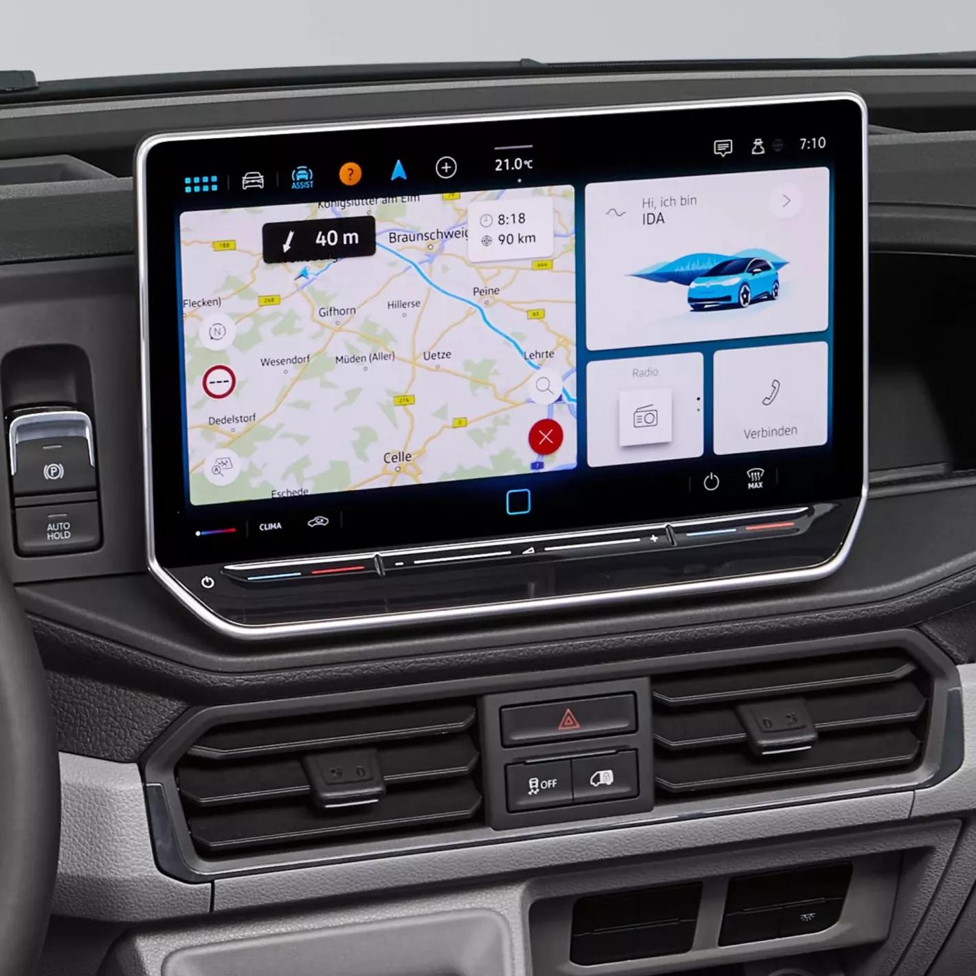Volkswagen bedrijfsvoertuigen grand california digitale cockpit