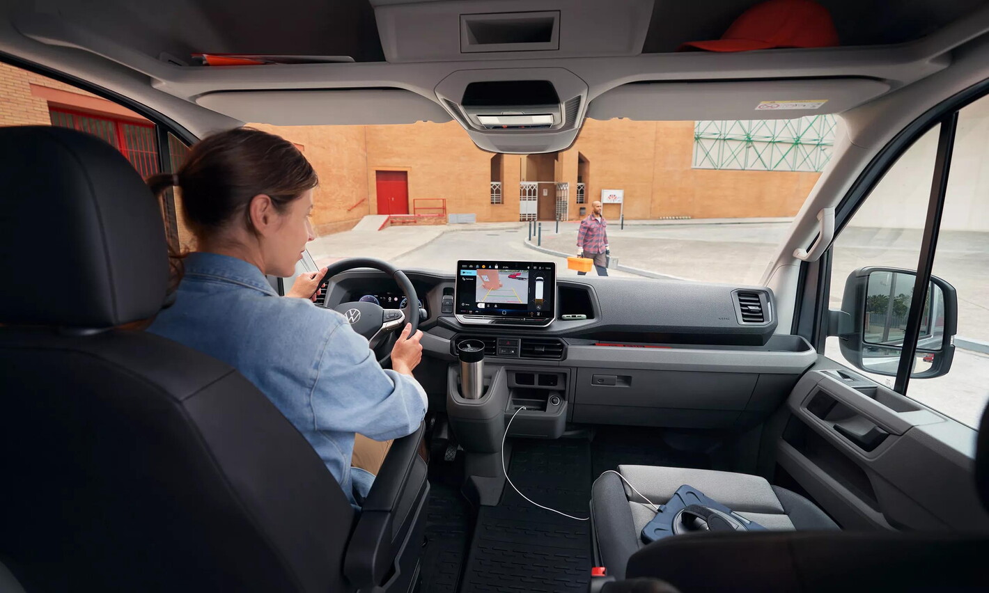 Volkswagen bedrijfswagen Crafter bestelwagen cockpit