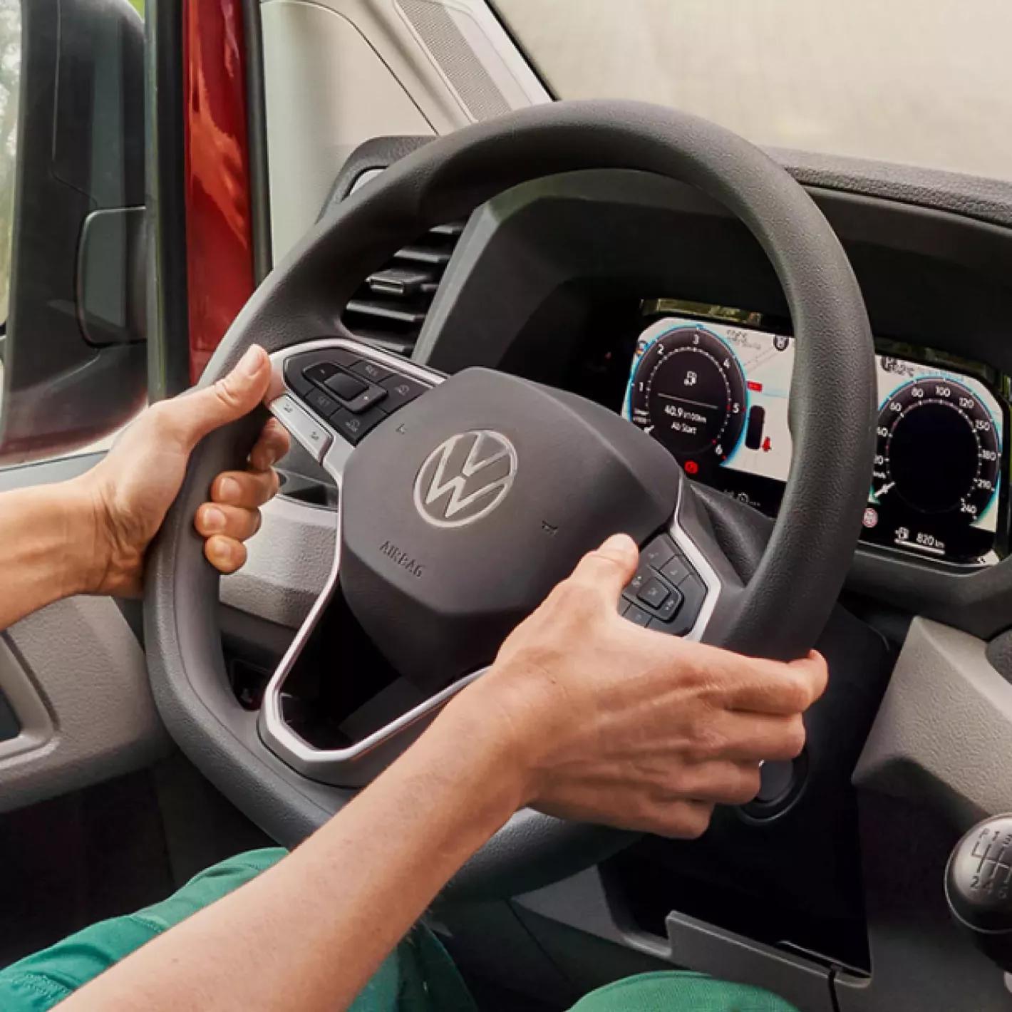 Volkswagen bedrijfsvoertuigen crafter bestelwagen stuur