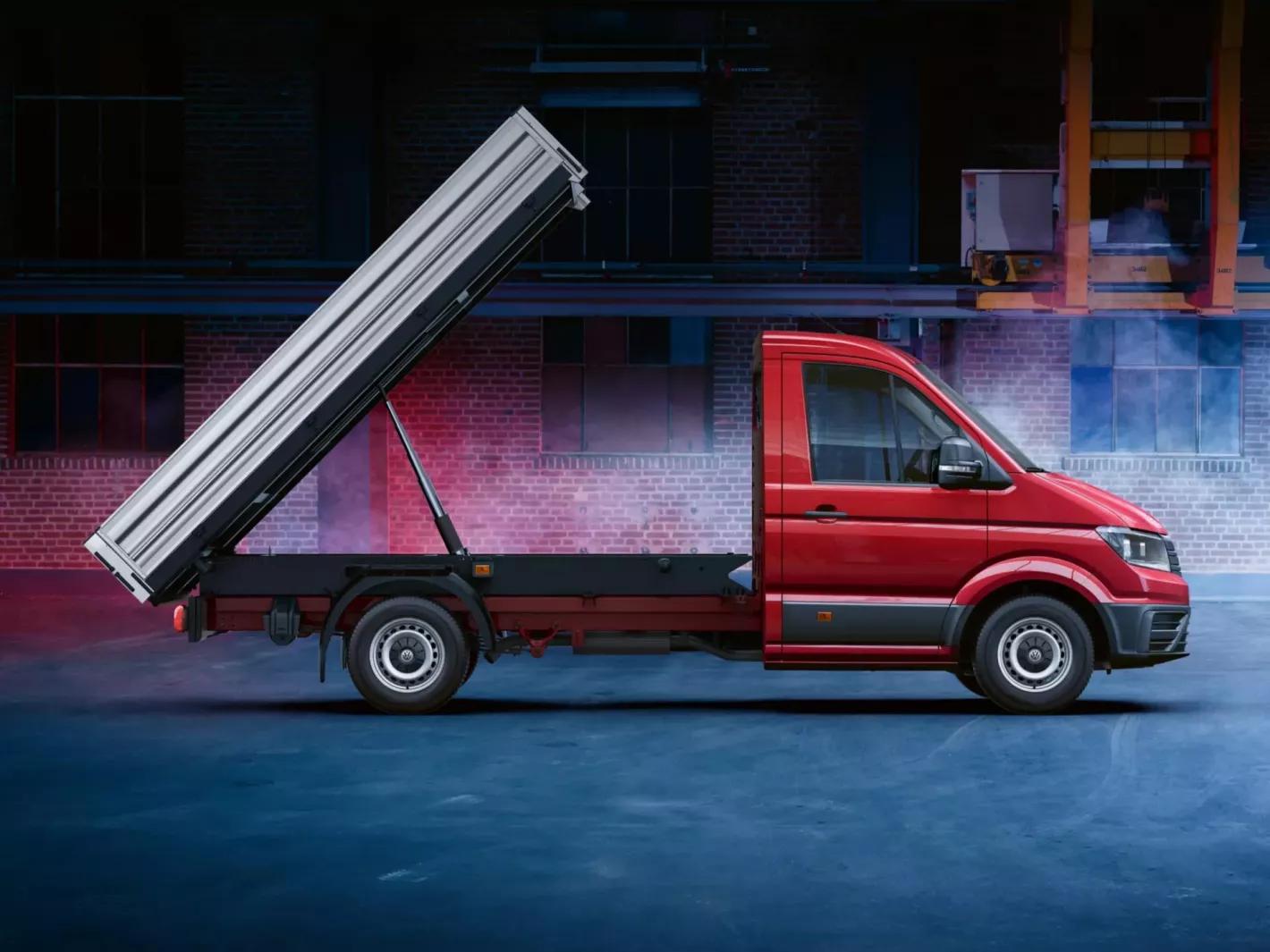 Volkswagen bedrijfsvoertuigen crafter chassis rood