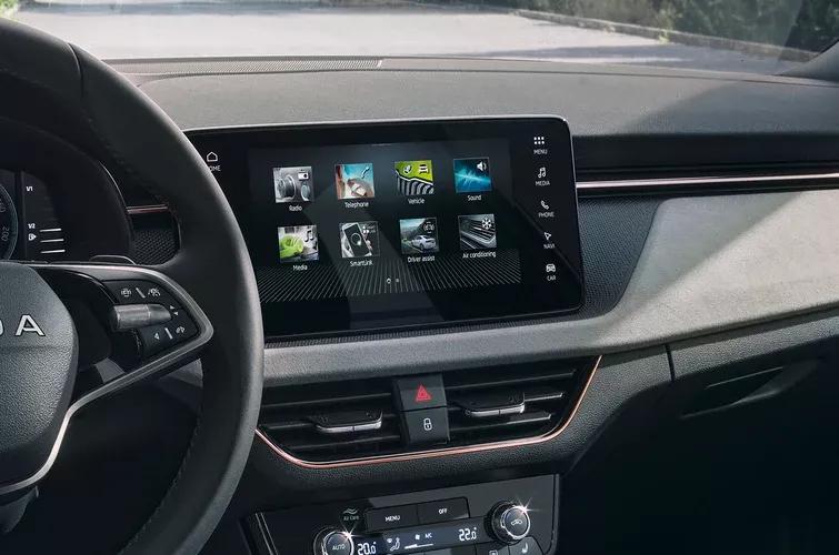 Skoda Scala infotainment