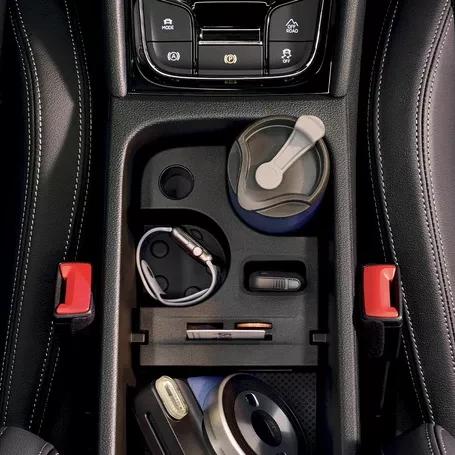 Skoda Karoq interieur opbergruimte