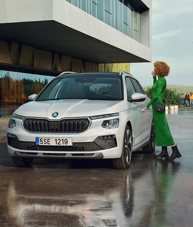 Skoda Kamiq wit exterieur