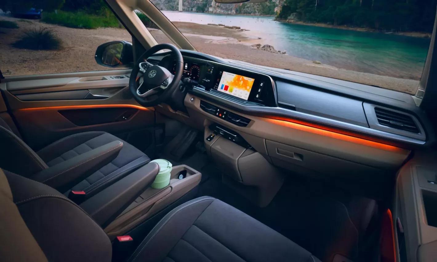 Volkswagen bedrijfsvoertuigen multivan digitale cockpit