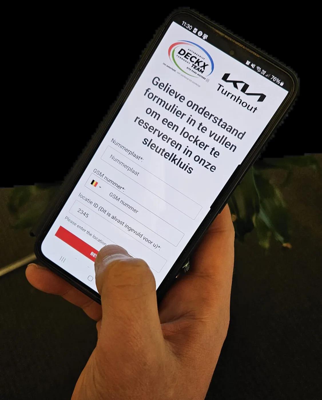 sms nummerplaat en gsm nummer