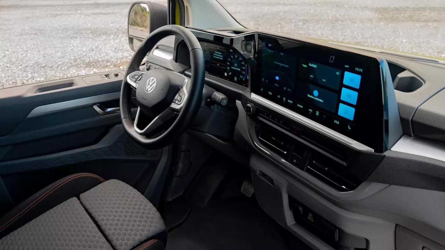 Volkswagen bedrijfswagen Transporter display