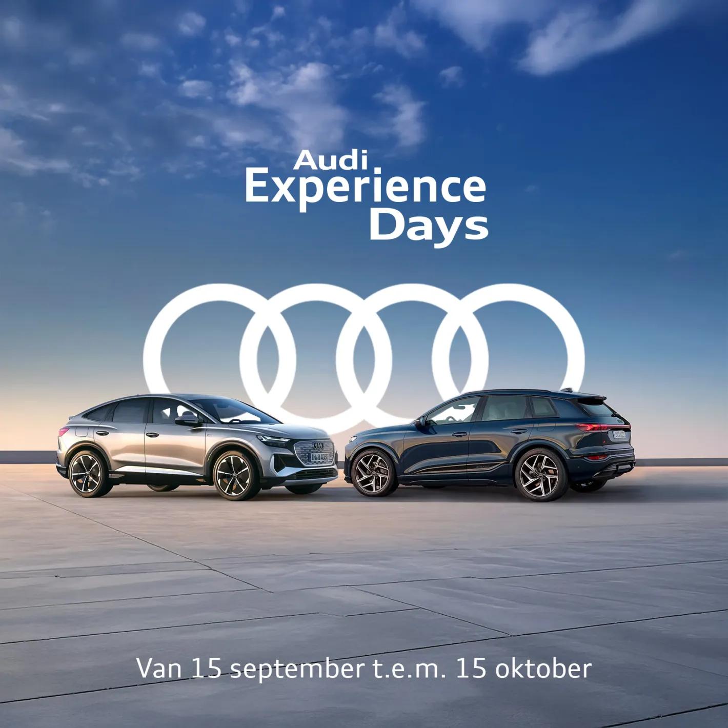 Audi Experience Days - Deckx-team - Vanaf 15 september