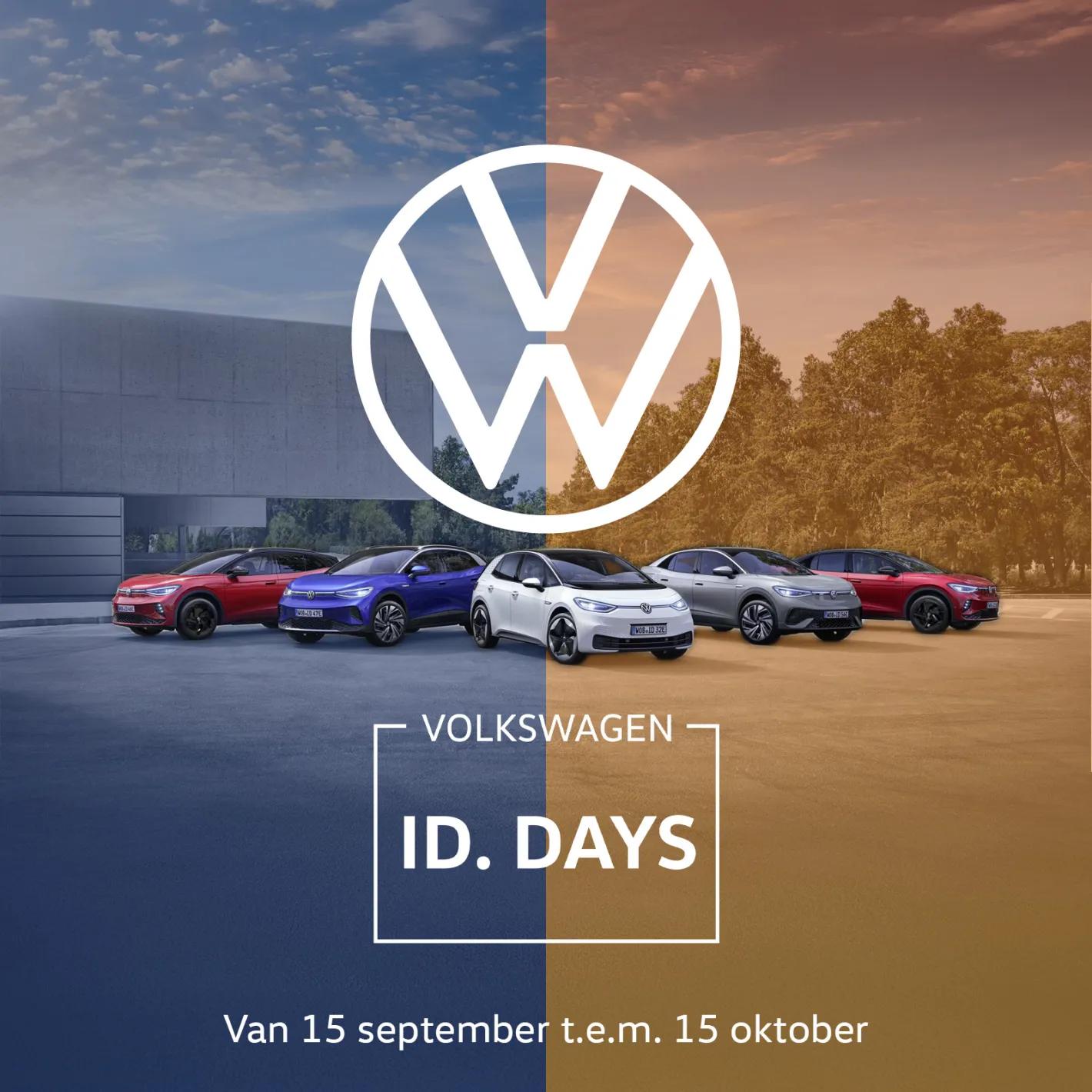 VW ID. Days - Van 15 september tot 15 oktober - Autobedrijf Deckx-team